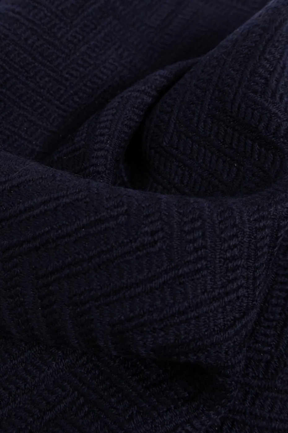 Emporio Armani NAVY BLUE Wool scarf