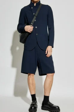 Emporio Armani NAVY BLUE Shorts with pockets
