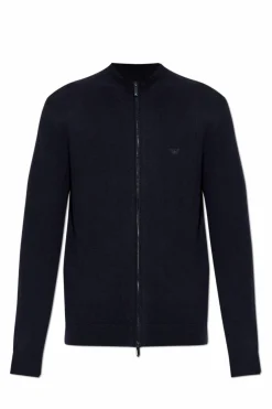 Emporio Armani NAVY BLUE Cashmere cardigan