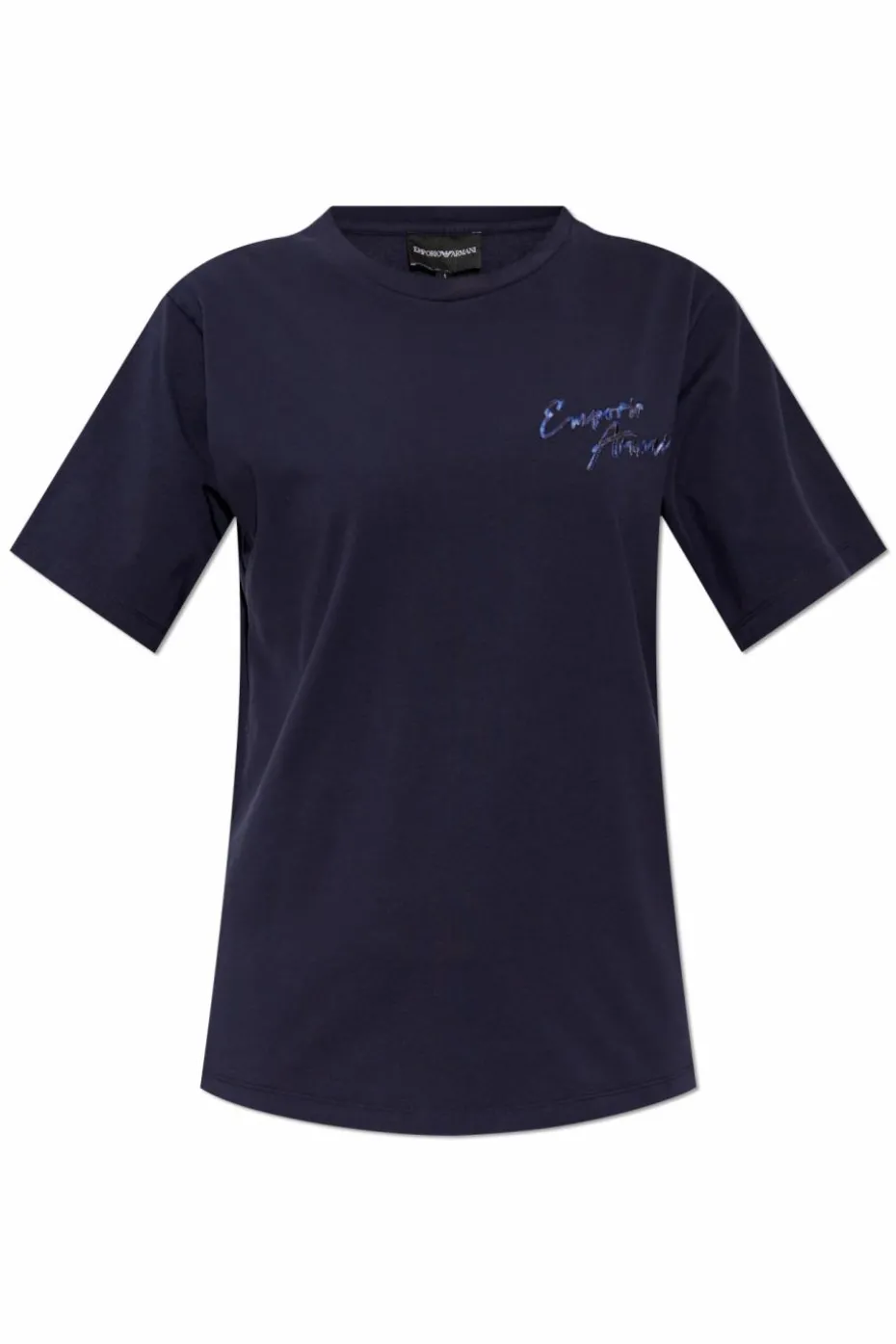Emporio Armani NAVY BLUE T-shirt with logo