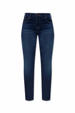 Emporio Armani NAVY BLUE Jeans with tapered legs