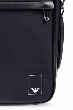 Emporio Armani NAVY BLUE Backpack with logo