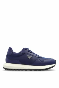 Emporio Armani NAVY BLUE Sports shoes with logo