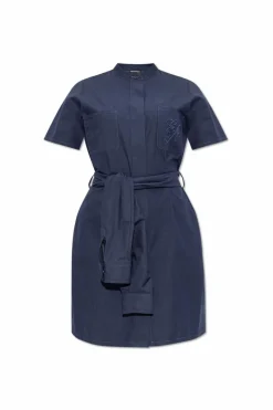 Emporio Armani NAVY BLUE Shirt with logo