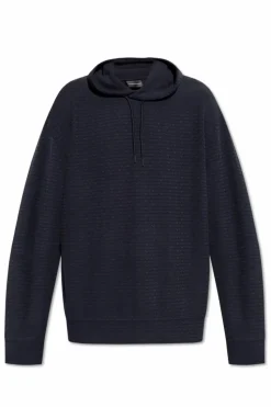 Emporio Armani NAVY BLUE Sweatshirt with logo