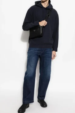 Emporio Armani NAVY BLUE Sweatshirt with logo