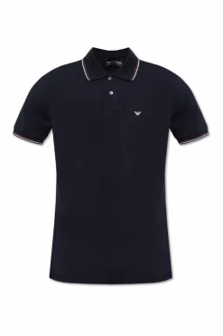 Emporio Armani NAVY BLUE Polo with logo