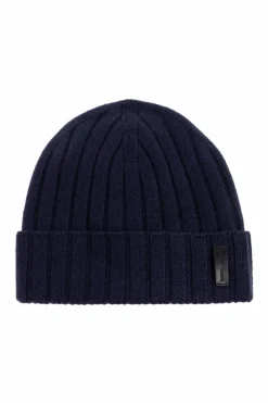 Emporio Armani NAVY BLUE Wool hat