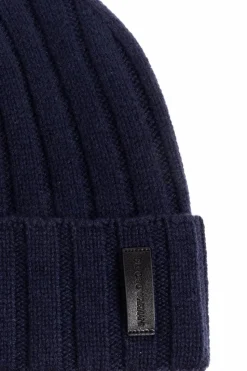 Emporio Armani NAVY BLUE Wool hat