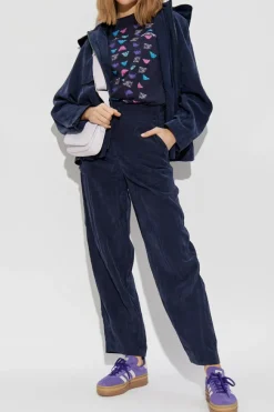 Emporio Armani NAVY BLUE Loose-fitting pants