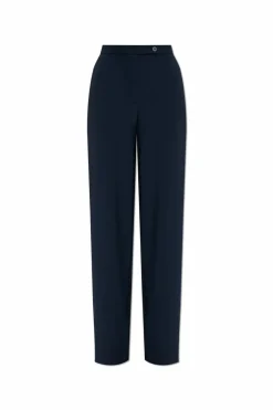 Emporio Armani NAVY BLUE Wide-leg pants
