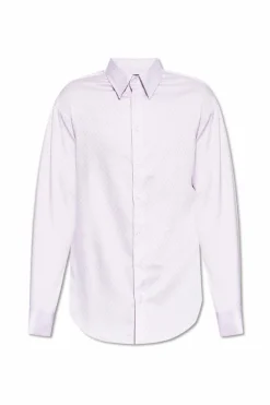 Emporio Armani PURPLE Cotton shirt