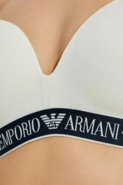 Emporio Armani WHITE Cotton bra