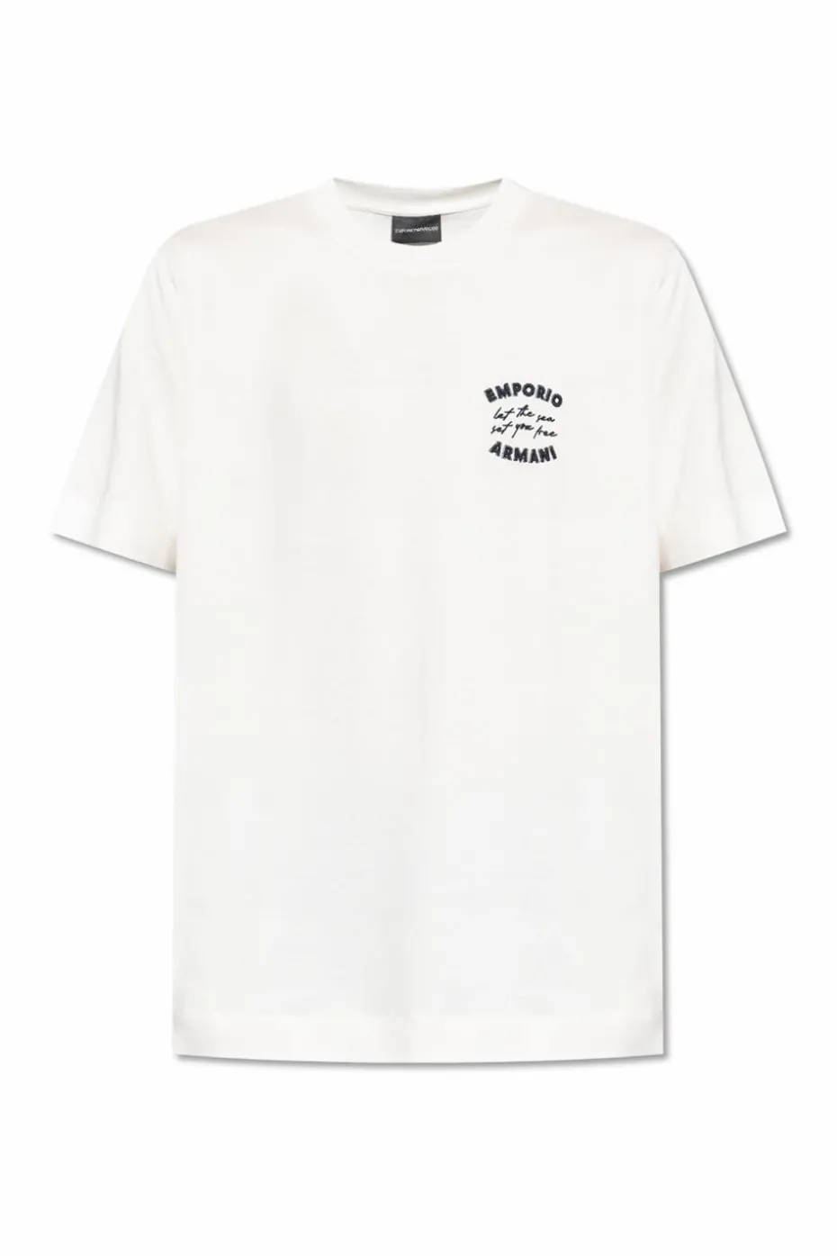 Emporio Armani WHITE T-shirt from the Sustainability collection