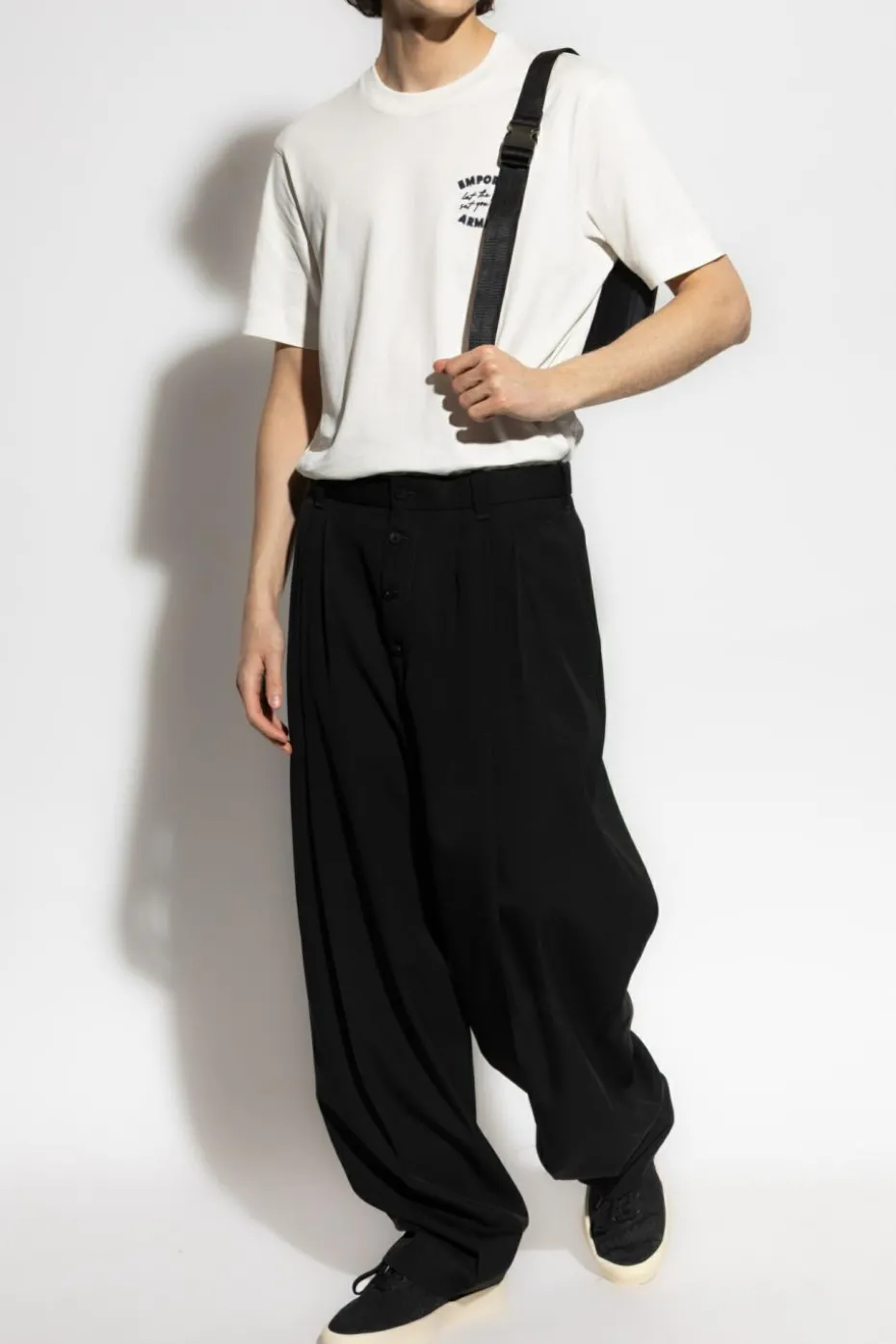 Emporio Armani WHITE T-shirt from the Sustainability collection