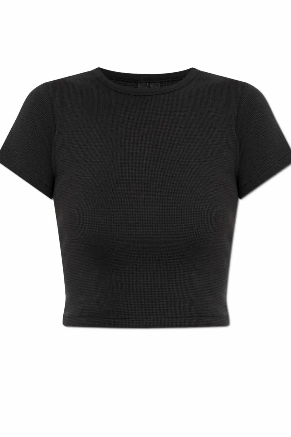 ENTIRE STUDIOS BLACK T-shirt Micro Waffle