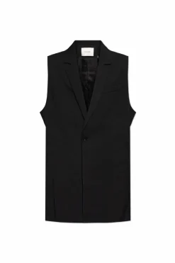 ENTIRE STUDIOS BLACK Vest Plateau