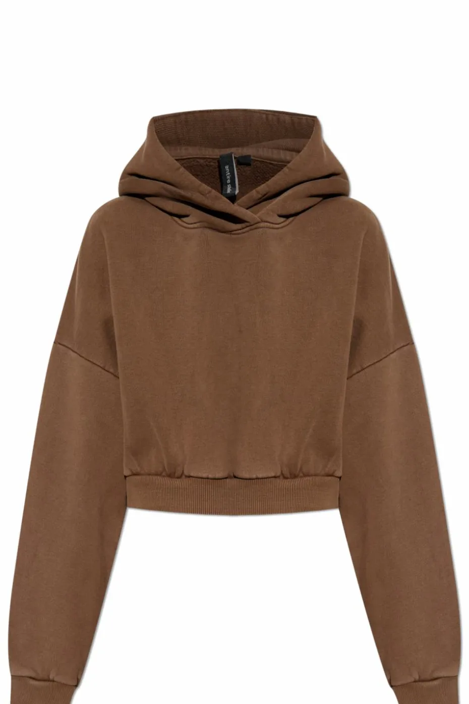 ENTIRE STUDIOS BROWN Short hoodie