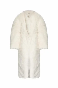 ENTIRE STUDIOS cream Faux fur Chrysalis