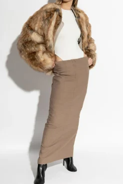 ENTIRE STUDIOS cream Long Sleeve Bodysuit