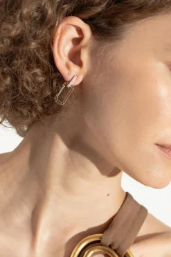 EÉRA GOLD Single earring "Anima Small"