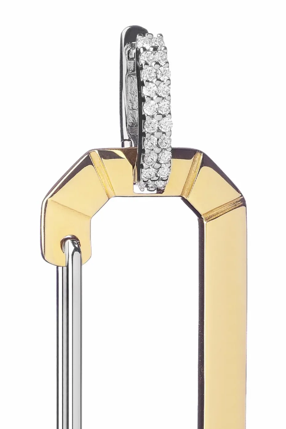 EÉRA GOLD Single earring "Chiara Big"