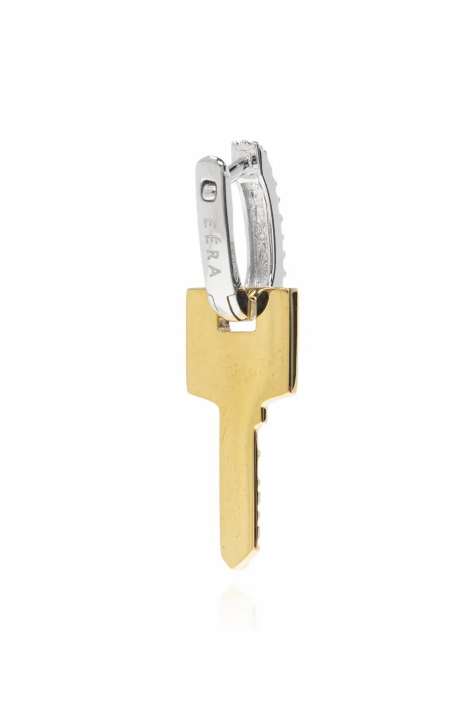 EÉRA GOLD Single earring `Key Small`