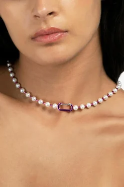 EÉRA PURPLE Necklace "Vita"