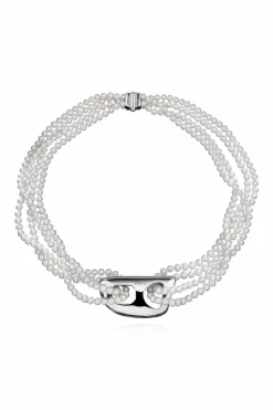 EÉRA SILVER Pearl choker