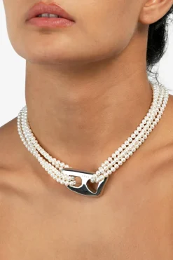 EÉRA SILVER Pearl choker