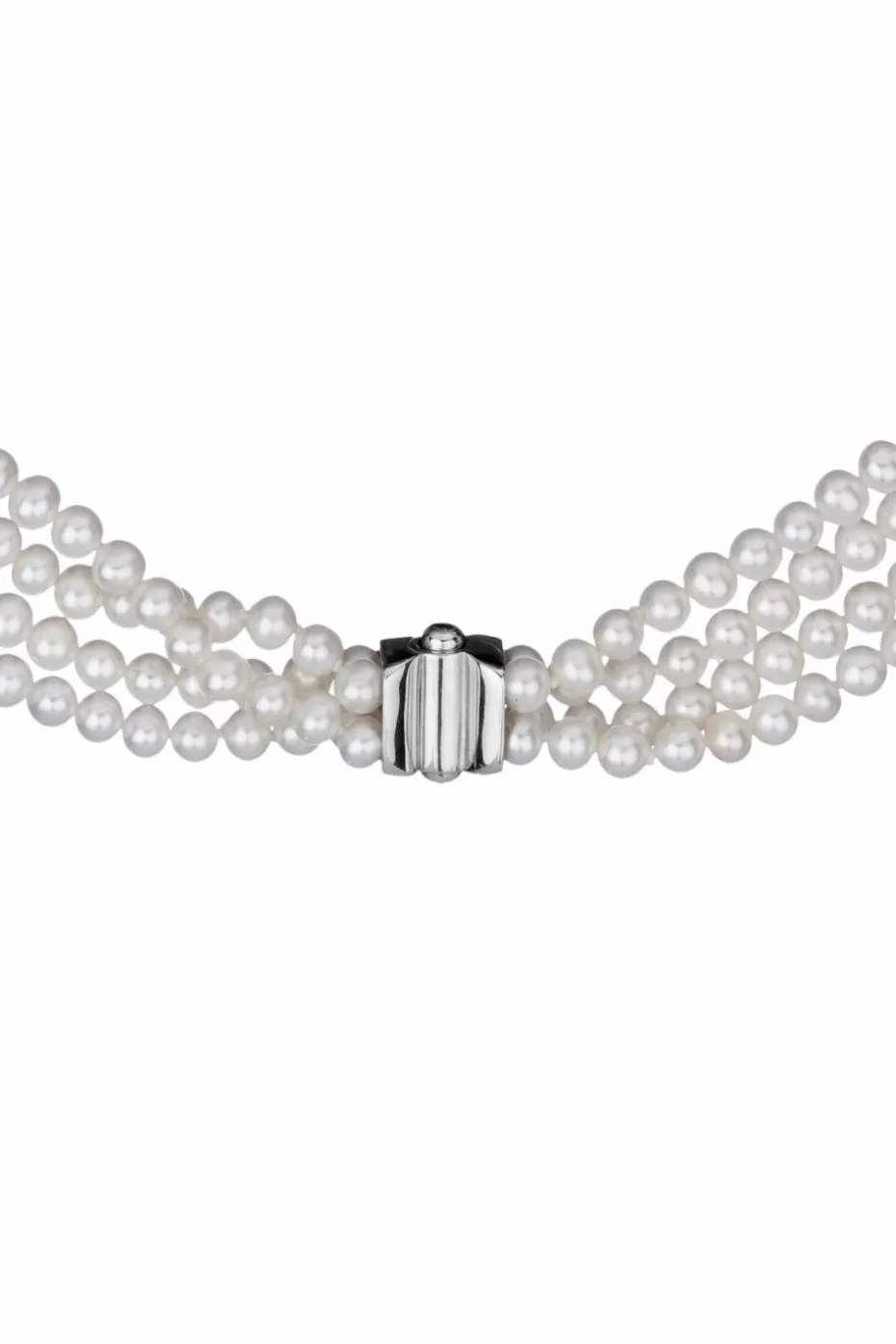 EÉRA SILVER Pearl choker