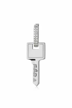 EÉRA SILVER Single earring `Key Small`