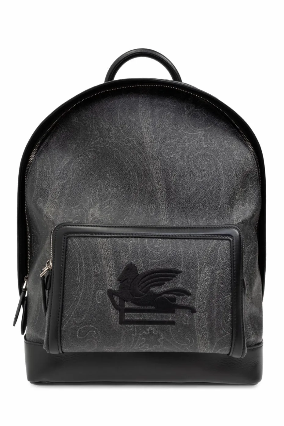 Etro BLACK Backpack with logo