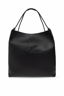 Etro BLACK Bag 'Libre L' in 'shopper' style