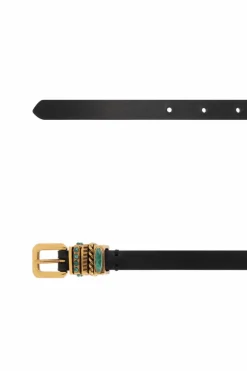 Etro BLACK Leather belt