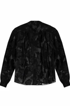 Etro BLACK Transparent shirt