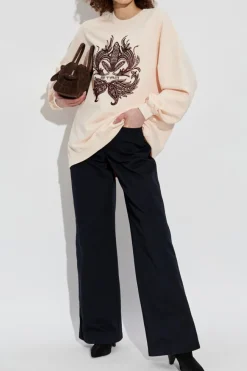 Etro BLACK Wide-leg pants
