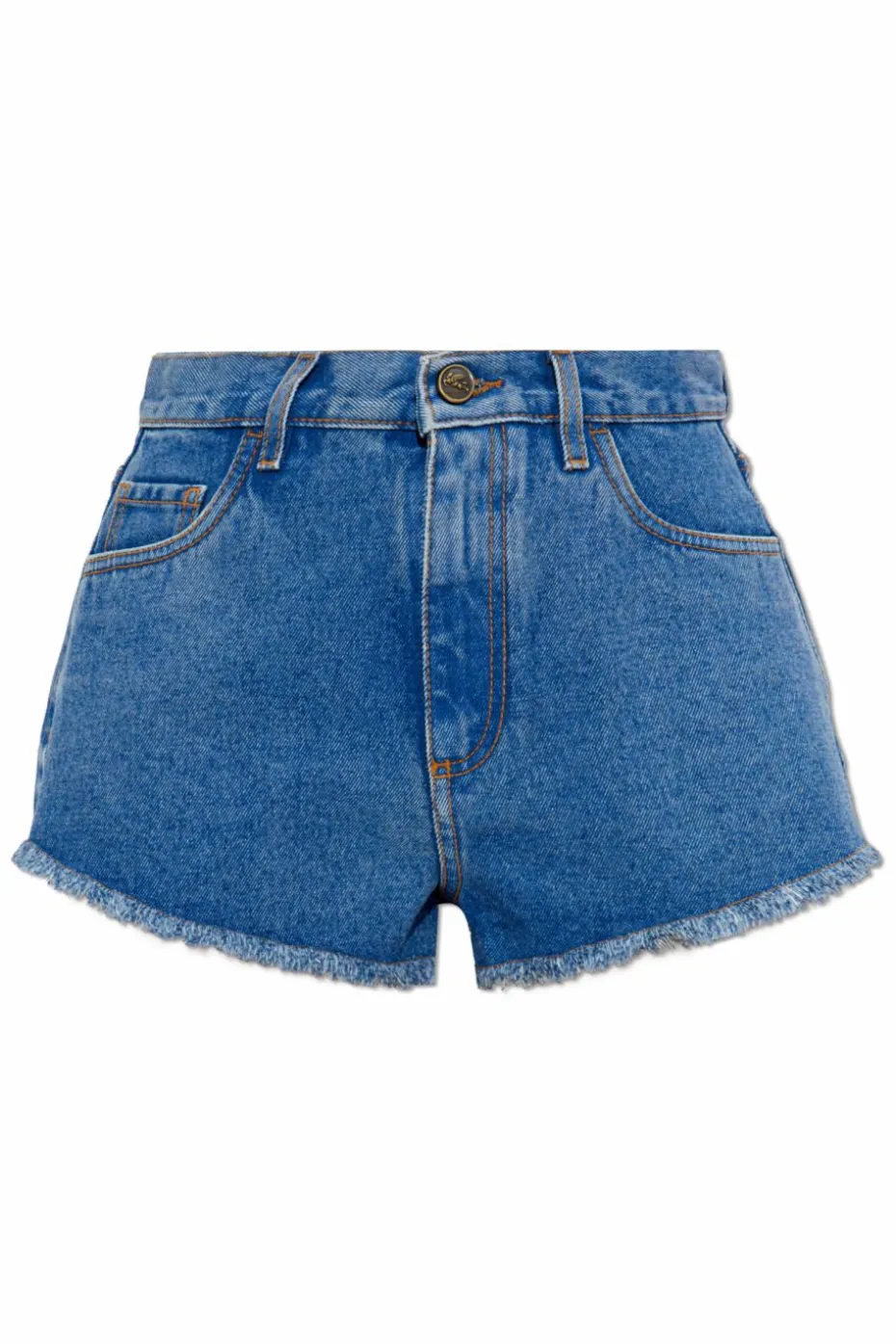 Etro BLUE Denim shorts with vintage effect