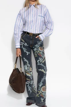 Etro BLUE "Oversize" shirt