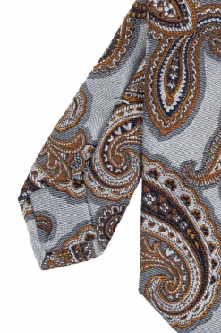 Etro BLUE Patterned tie