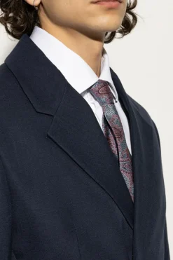 Etro BLUE Patterned tie