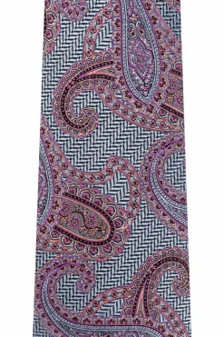 Etro BLUE Patterned tie