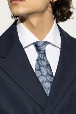 Etro BLUE Patterned tie