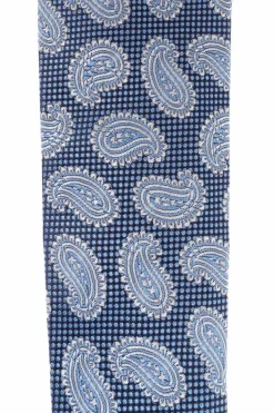 Etro BLUE Patterned tie