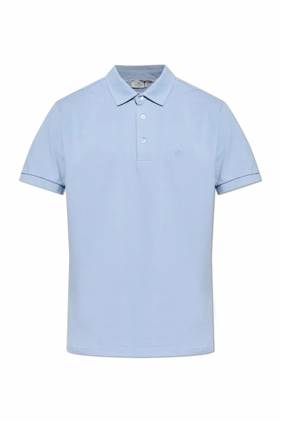 Etro BLUE Polo with embroidered logo
