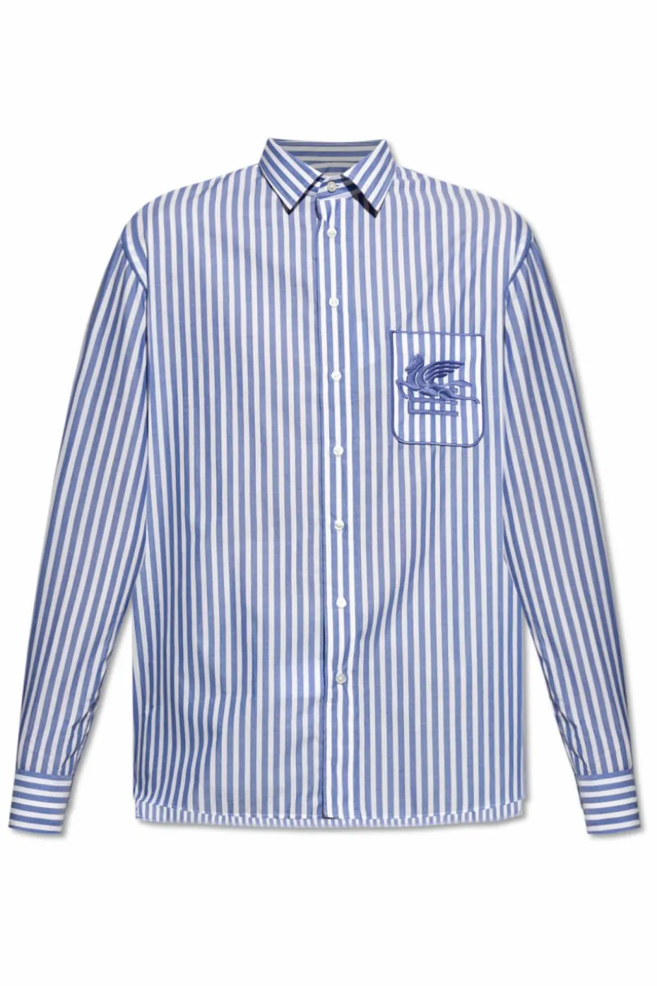 Etro BLUE Shirt with pocket