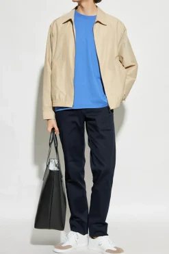 Etro BLUE T-shirt with colorful print