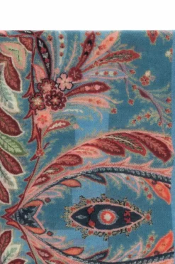 Etro BLUE Wool scarf