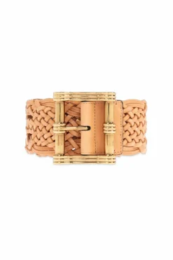 Etro BROWN Braided belt