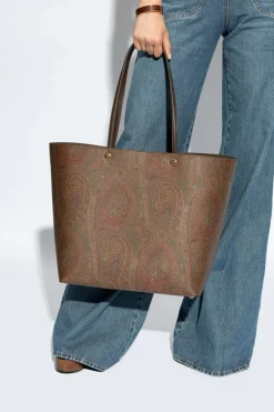 Etro BROWN Etro Shopper Bag